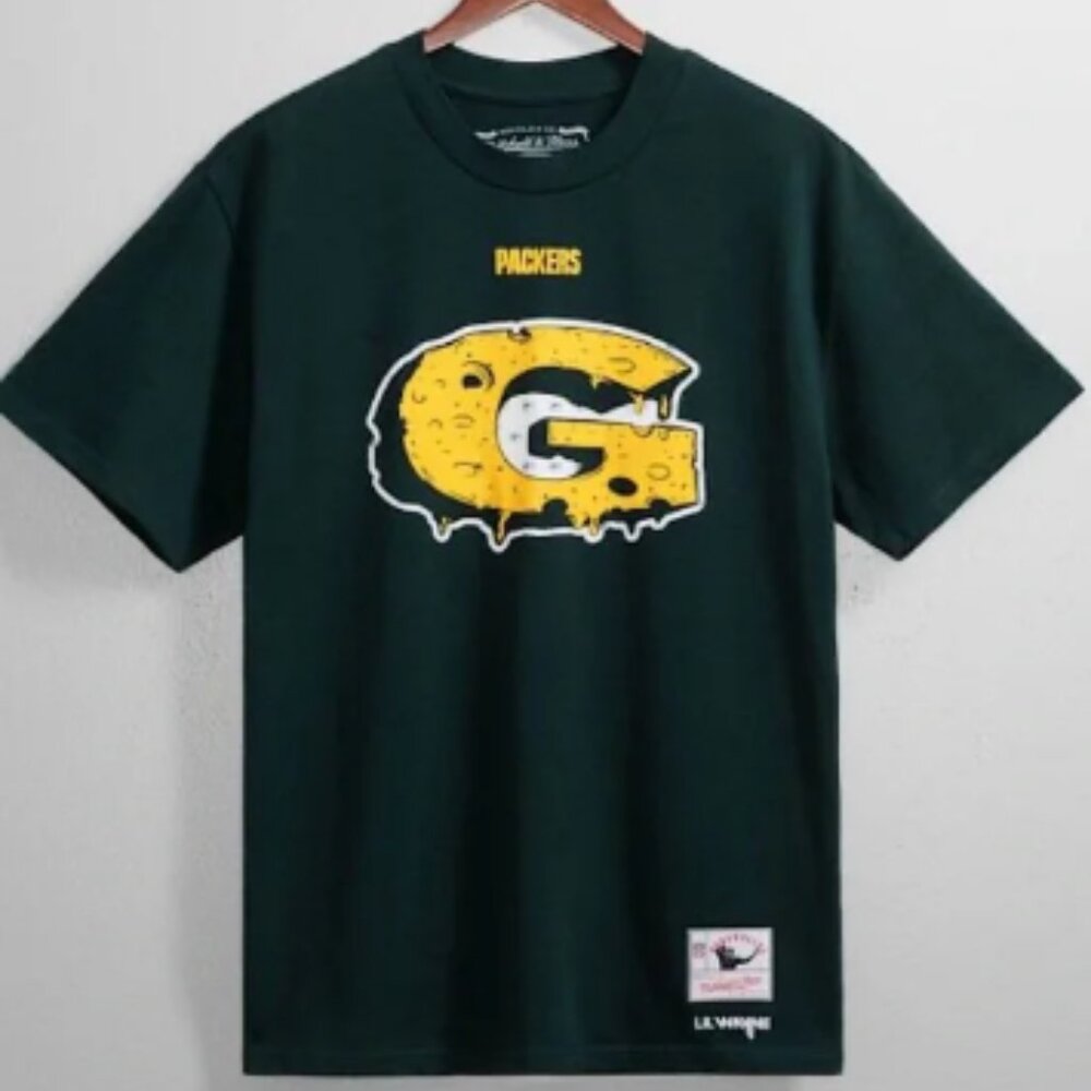 NWT NFL x Mitchell & Ness x Lil Wayne x Green Bay Packers tee
